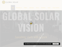 Tablet Screenshot of globalsolarvision.com
